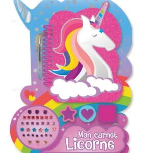 Carnet Fantaisie Licorne