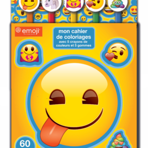 Cahier de coloriages emoji