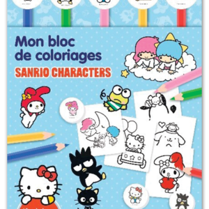 Cahier de coloriages Sanrio