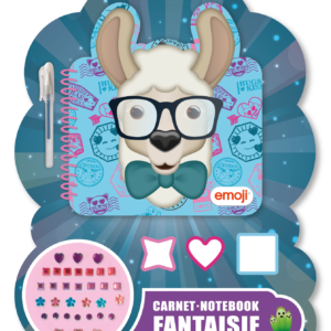 Carnet Fantaisie emoji Lama