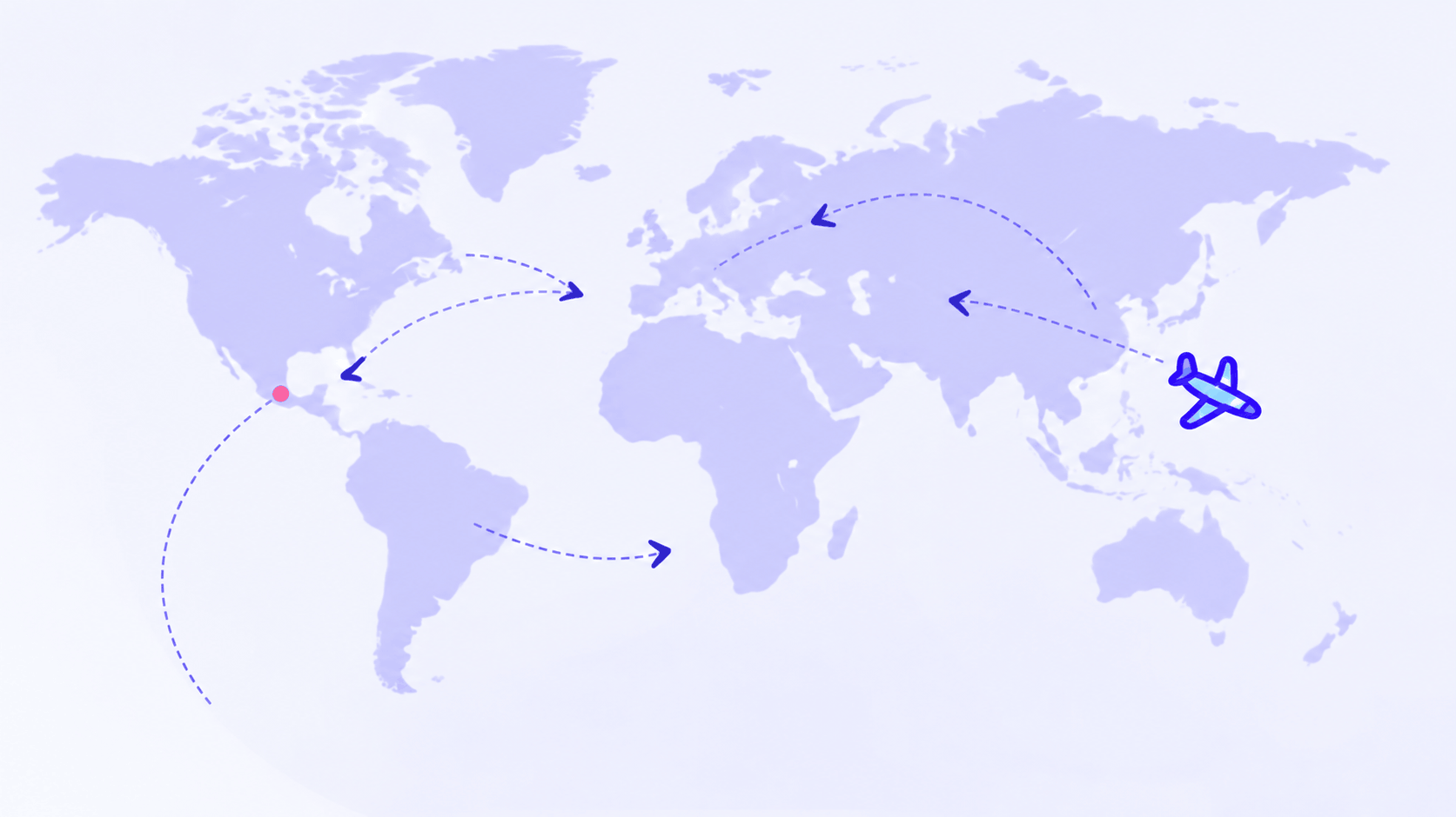 Carte du monde illustrant l'ambition internationale de Milkids